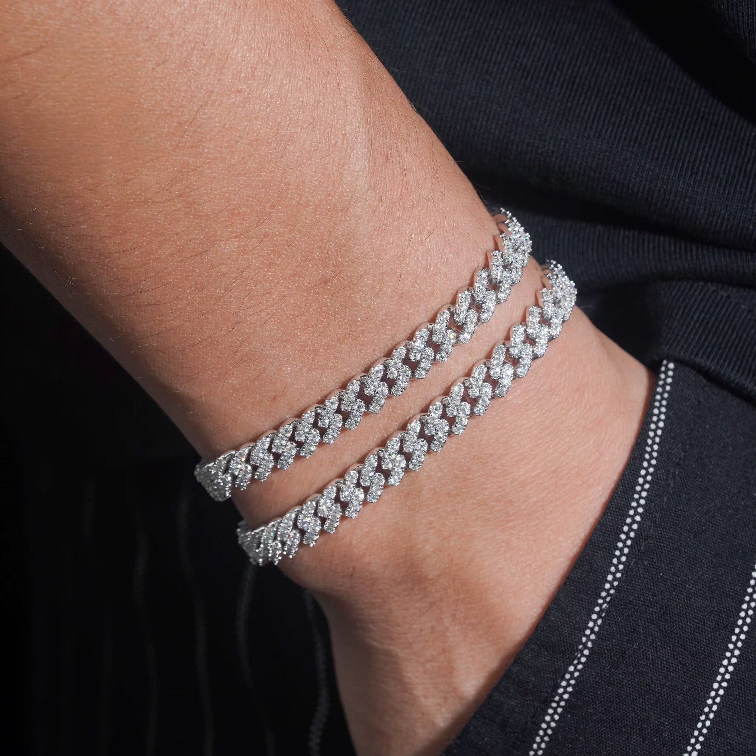 6mm Iced Cuban Link Bracelet