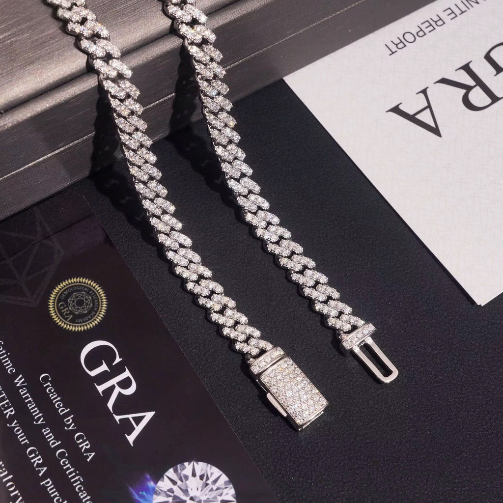 6mm Iced Cuban Link Bracelet