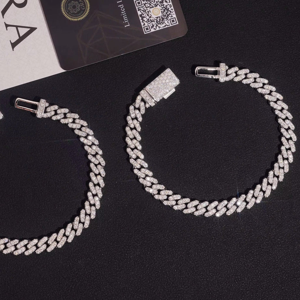 6mm Iced Cuban Link Bracelet