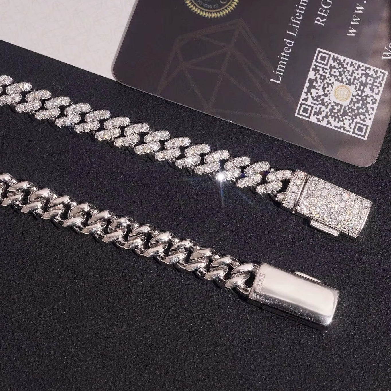 6mm Iced Cuban Link Bracelet