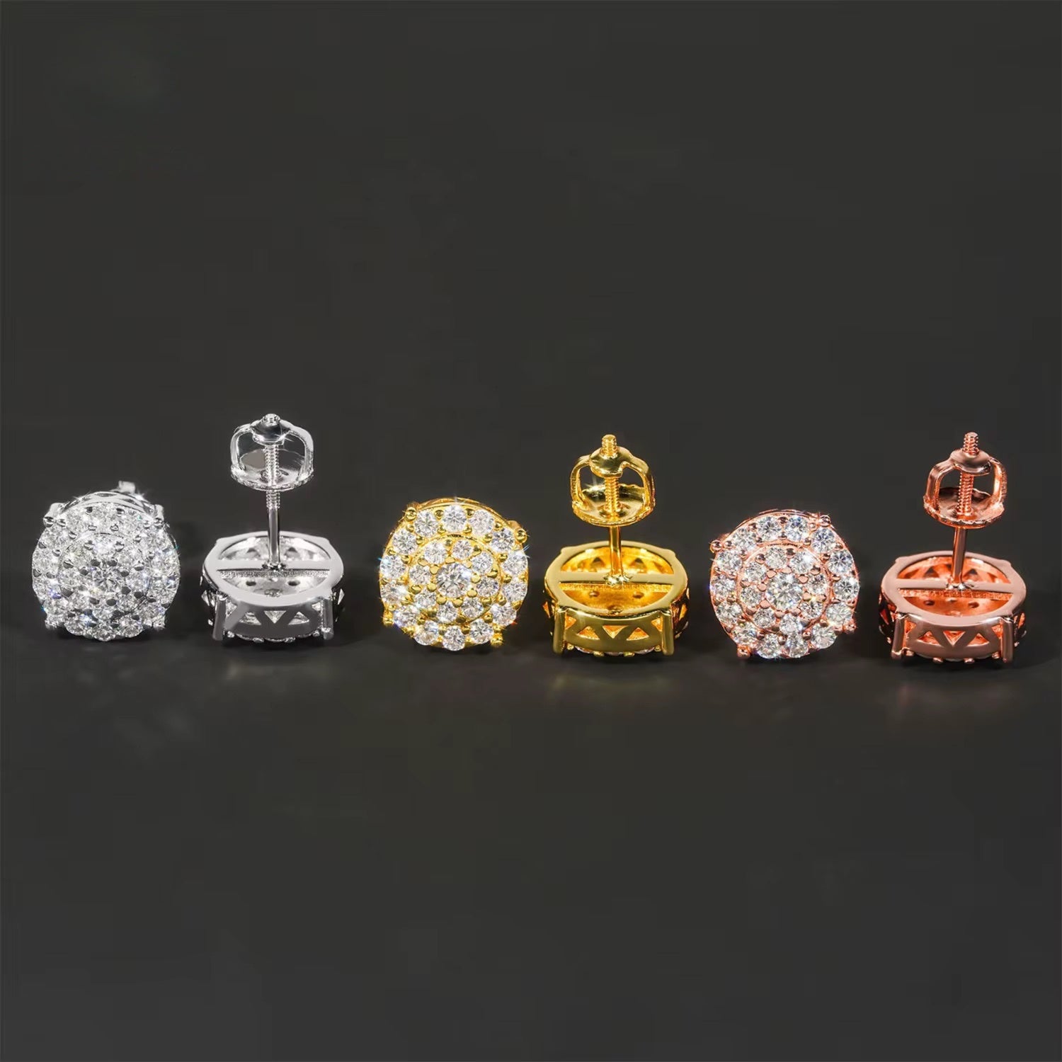 10mm Circle Stud Earrings