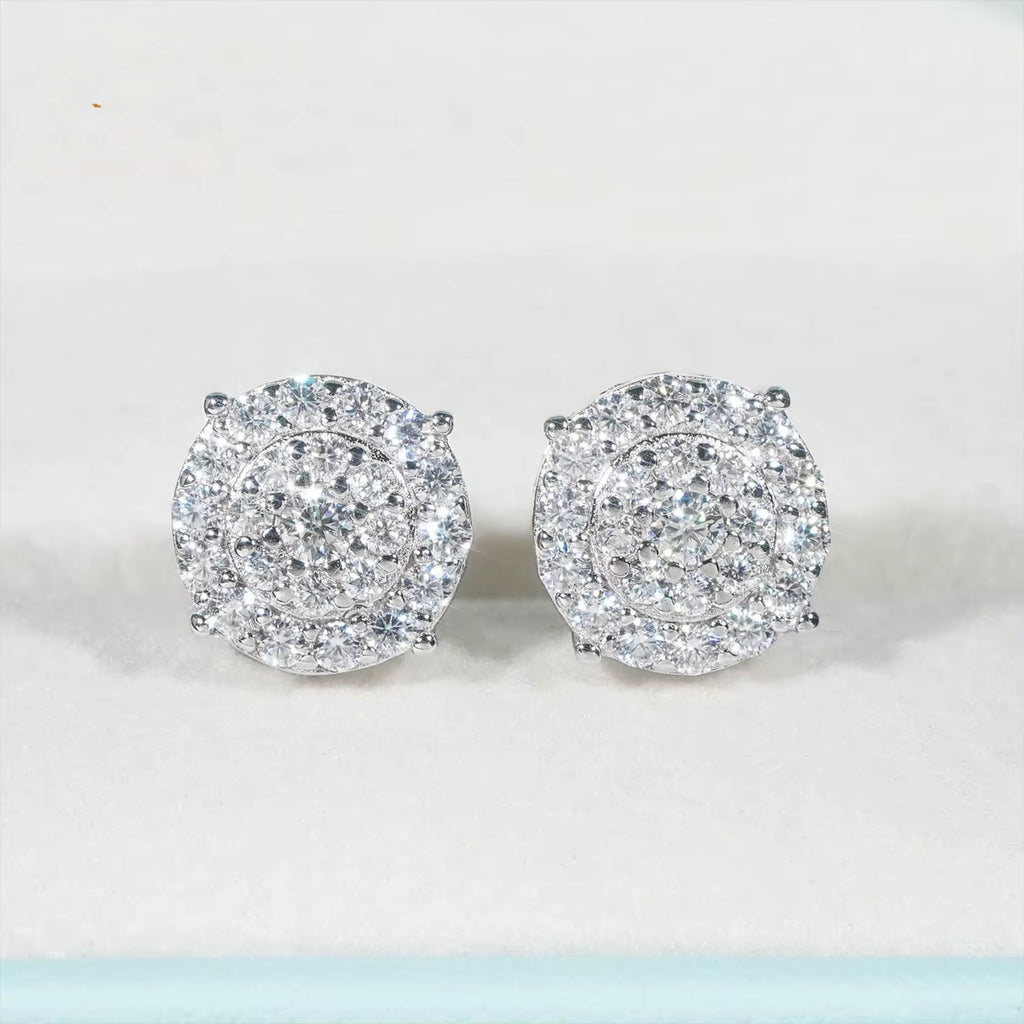 10mm Circle Stud Earrings