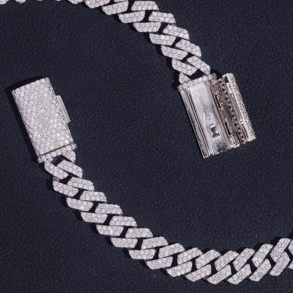 8mm Iced Cuban Link Bracelet