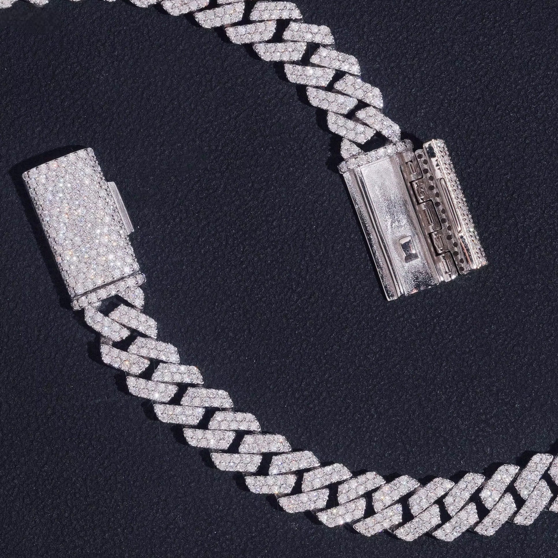 8mm Iced Cuban Link Bracelet