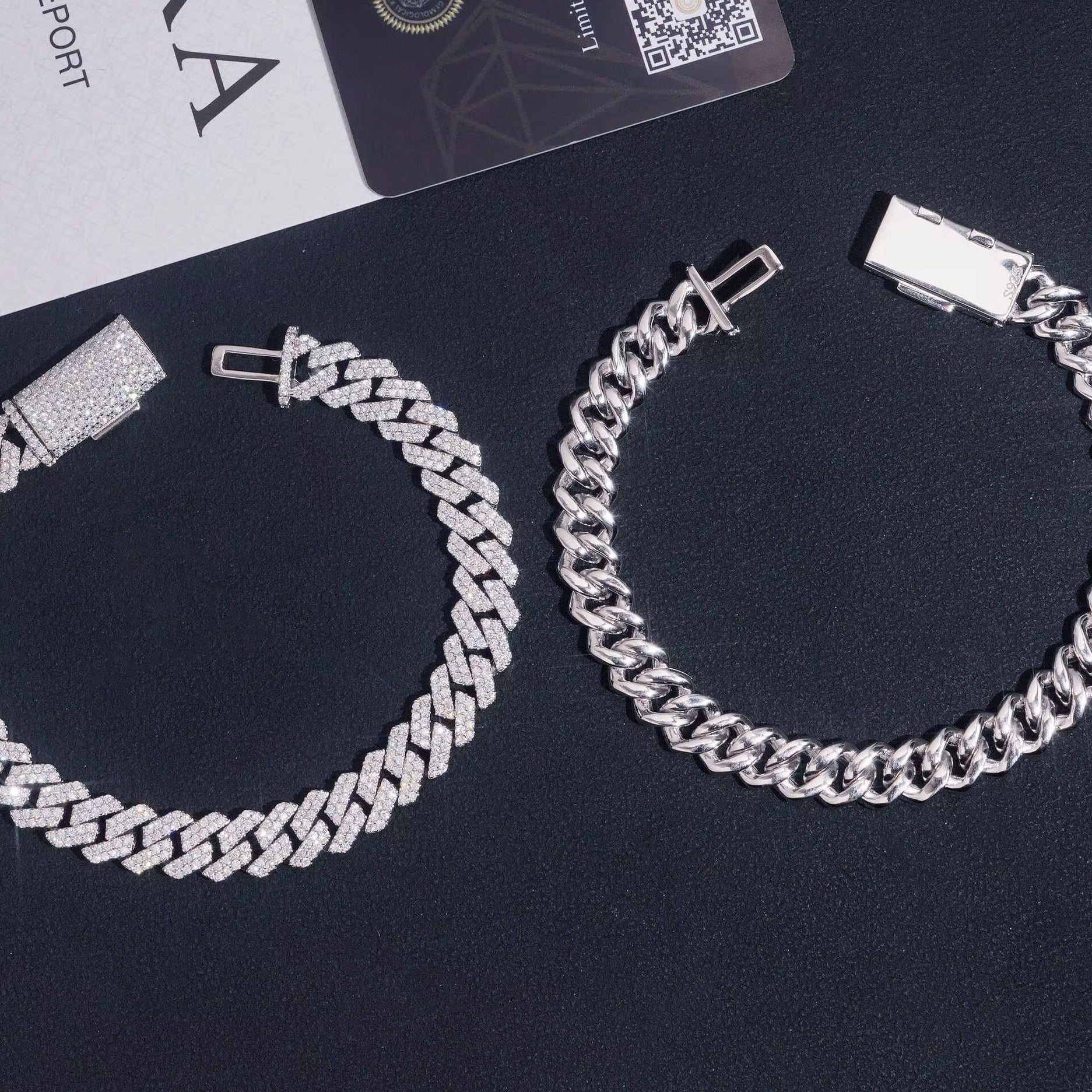 8mm Iced Cuban Link Bracelet